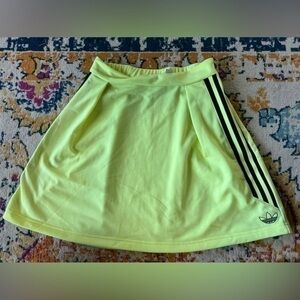 ADIDAS Originals 3-Stripes Logo Trefoil Skirt Yellow